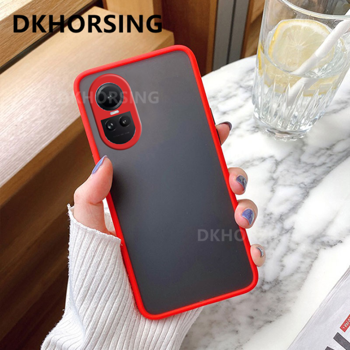 dkhorsing-เคสโทรศัพท์เคลือบสำหรับ-oppo-reno-10-reno-10-pro-reno-10-pro-ผิวเคสกันกระแทกมือถือแบบซิลิโคนโปร่งแสงรู้สึกปลอกโทรศัพท์มือถือ-oppo-reno-10-5g-2023-reno-10pro-5g