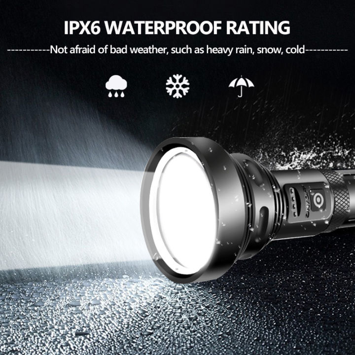 2000m-super-long-distance-led-flashlight-with-large-convex-lens-waterproof-aluminum-alloy-portable-spotlights-for-camp-hiking