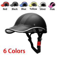 Motorcycle Helmet Half Face Protective Helmet Uni Portable MenWomen Motorbike Helmet Visor Safety Hat