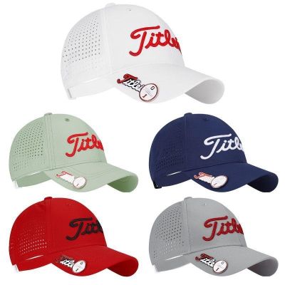 ۞ New golf hat breathable sunscreen ball cap mens and womens trend sports sun hat golf cap