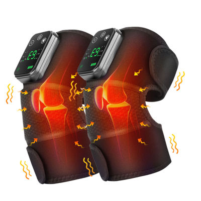 เครื่องทำความร้อนไฟฟ้าการสั่นสะเทือนบำบัดเข่าข้อศอกขาข้ออักเสบนวดกายภาพบำบัดปวดข้อบรรเทา Warm Wrap เข่า Pad Massager