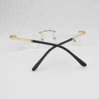 2021 Rimless eyeglasses women Square Glasses Frame men myopia computer spectacle frames Vintage Handmade designer nerd