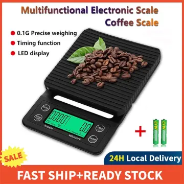 Digital Coffee Scale, Electric Kitchen Scale With Led Display