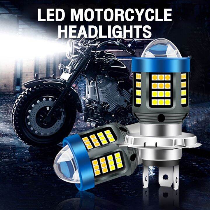 ♞COD 120W H4 LED light for motorcycle H4 H6 1209 73SMD headlight DC12V ...