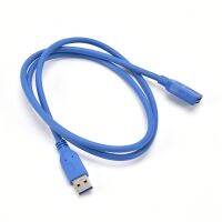 1ชิ้นต่อ USB 3.0ยาว1.5ม. 5FT 5กิกะบิต USB ความเร็วสูง USB 3.0สายไฟตัวผู้-ตัวเมีย