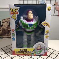 ฟิกเกอร์ Toy Story 4 Buzz Lightyear พร้อมข้อต่อเสียง ขยับได้ ของเล่นสําหรับเด็ก