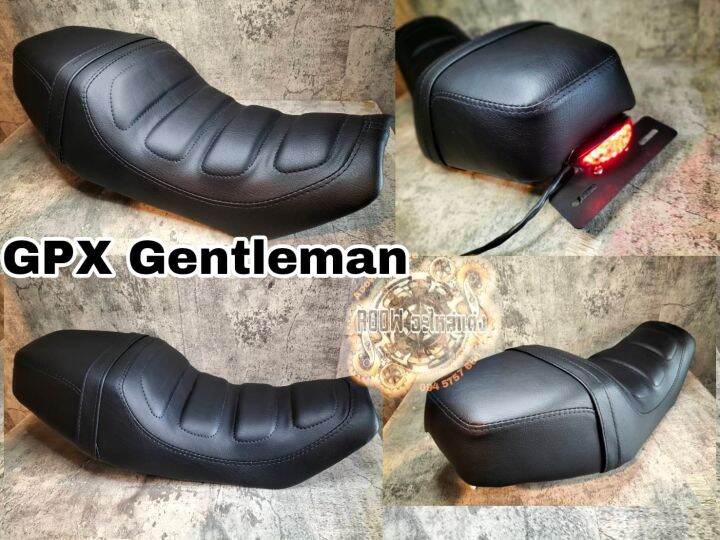 เบาะแต่ง-gpx-gentleman-200-cc-เบาะตรงรุ่นใส่ได้เลย-เหมาะสำหรับรถมอเตอร์ไซต์สไตล์วินเทจ-รุ่น-gpx-gentleman