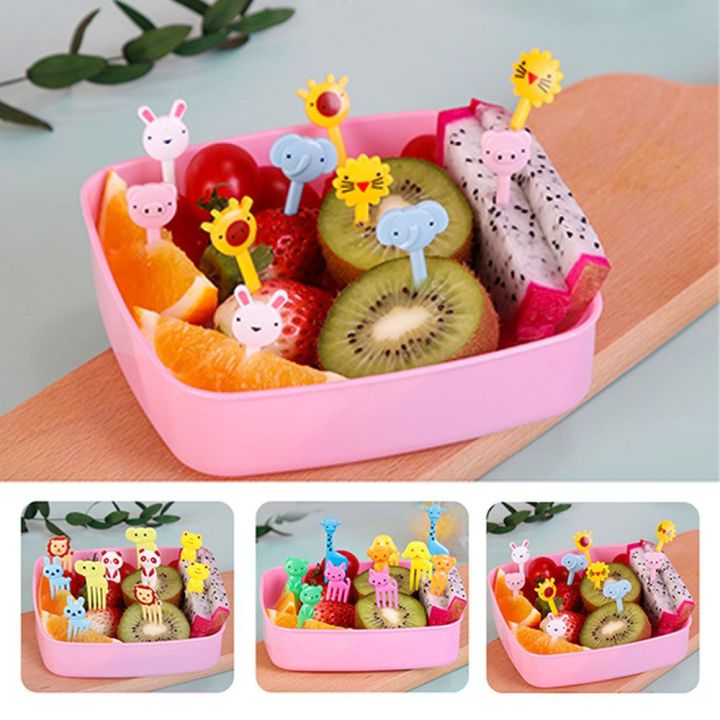 Cute Animal Food Picks Fruit Toothpicks for Kids, Fun Kids Food