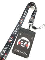 KUMAMON BIG1 สายคล้องคอ สายคล้องบัตร ที่ใส่บัตร ซองใส่บัตร พร้อมสายคล้องคอ ลาย KUMAMON งานดี สวยงาม สำหรับ บัตร 6x8 cm (body 7x11cm) งานสวย งานดี   BY NPNN SHOP