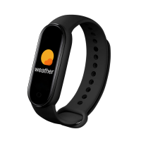 M6สร้อยข้อมือสมาร์ทนาฬิกาฟิตเนส Tracker HeartRate BP Monitor กันน้ำ Pedometers สร้อยข้อมือสมาร์ท Fitness Wristband