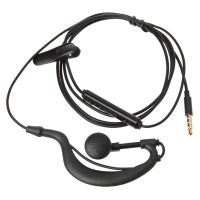 OOTDTY New 117CM 3.5mm Jack Single In-Ear Headset Only Mono Headphone With Mic for iphone