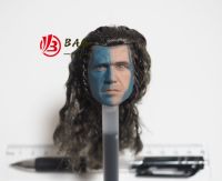 1/6 Action Figures Model ACI TOYS Braveheart Hair transplant William Wallace male head