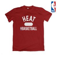 Well Uni T-shirt Miami Heat Training 2021 NBA Tops Short Sleeve Casual Loose Sports Tee Shirt Plus Size Suitable