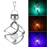 【LZ】 Fashion Solar Powered Colour Changing Saturn Wind Spinner Light Hanging Garden Outdoor