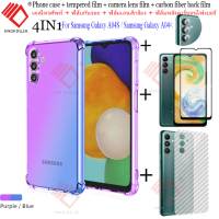 (4 in 1)Cases For Samsung Galaxy A04s/Samsung Galaxy A04 คสโทรศัพท์,เคส , ฟิล์มกระจก ฟิล์มกันรอยโทรศัพท์ ฟิล์ม ฟิล์มกล้อง ฟิมล์กล้อง ฟิล์มติดกล้อง ฟิล์มหลัง ฟิมหลัง