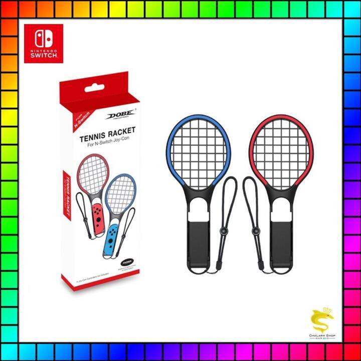 dobe-tennis-racker-for-nintendo-switch-joy-con-ไม้เทนนิสสำหรับจอยคอน-1-คู่