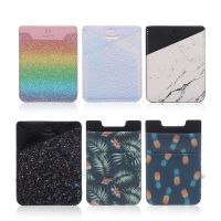 1Pc Adhesive Sticker Phone Pocket Cell Phone Stick On Card Wallet Stretchy Credit Cards ID Card Holder Pouch Sleeve DROPSHIP Card Holders