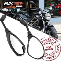 Moto Rearview Mirrors For SUZUKI GSR 600 GSXS 750 DL SV GSF 650 1000 BKING Parts Rear View Lens Handlebar Motorcycle Accessories