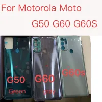 1ชิ้นสำหรับโมโตโรล่าโมโต G50โมโต G60โมโต G60S หลังฝาครอบแบตเตอรี่หลังครอบคลุมกรณีที่อยู่อาศัยด้านหลัง