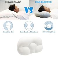 All Round Cloud Egg Sleep Pillow Soft Breathable 3D Ergonomic Center Egg Groove Design Sleep Pillow Orthopedic Neck Pain Release