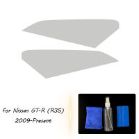 2 Pcs Car Headlight Protective Film Protection Transparent TPU Decal Sticker for Nissan GTR R35 Nismo 2009-2020 Accessories