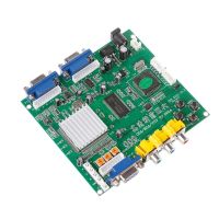 เกมอาเขต Rgb/cga/ega/yuv เป็น Dual VGA HD Video Converter Adapter Board GBS-8220