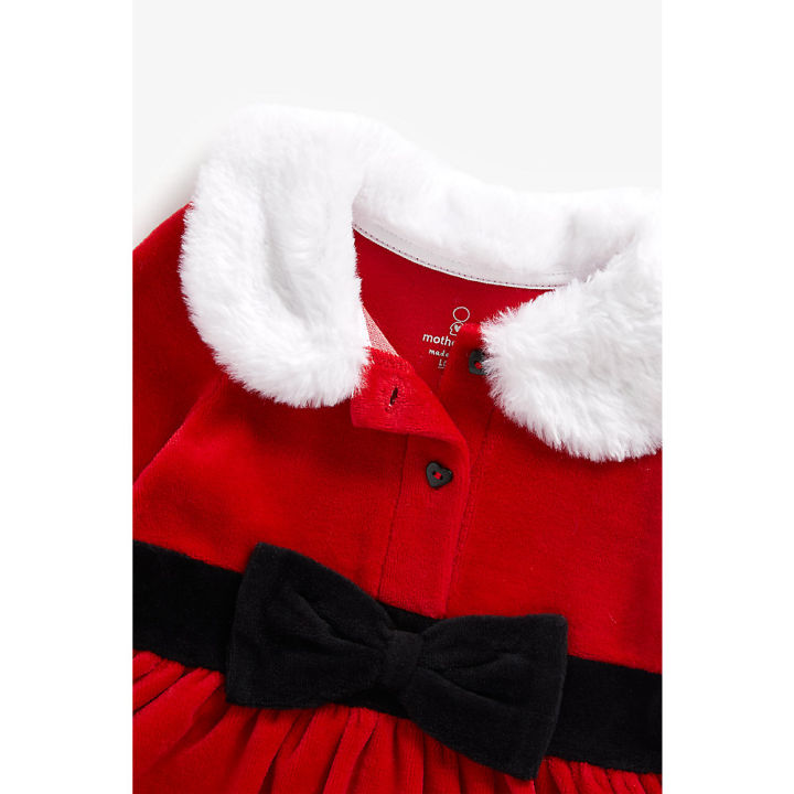 ชุดแฟนซี-mothercare-festive-mrs-santa-dress-and-tights-set-zc366