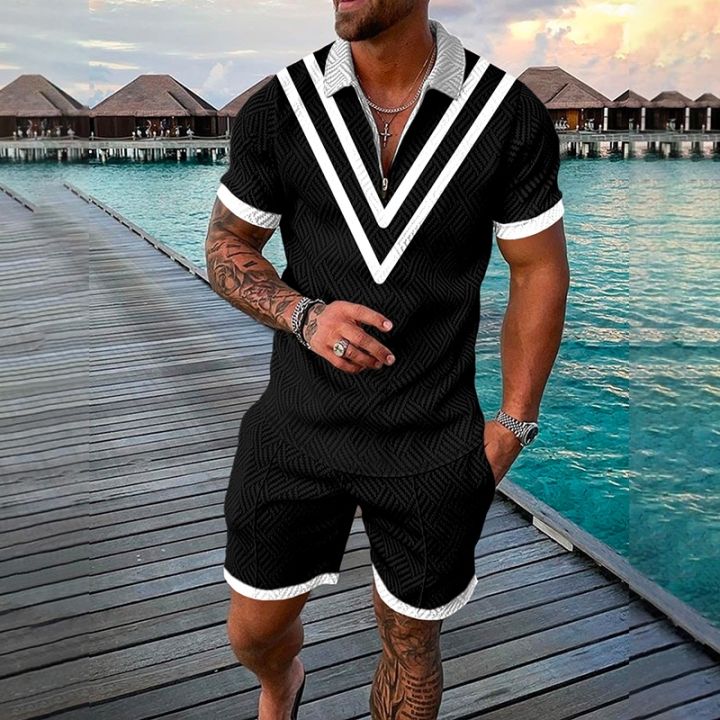Tiger King Summer 3D Printed Men's T-shirt Shorts Sets Men's off  white Tracksuit O-Neck Short Sleeve Mens Clothes Suit 2-piece