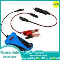 Flameer เครื่องทดสอบเครื่องชาร์จแบตเตอรี่ดิจิตอล6V 12V สำหรับรถยนต์ทดสอบเครื่องมือสแกน