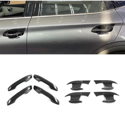 Exterior Door Handle Cover and Door Bowl Cover Trim Sticker for Atto 3 Yuan Plus 2022 2023 RHD Accessories