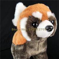 Real Life Red Panda Plush Soft Stuffed Animal Dolls Lifelike Lesser Panda Home Decoration Kids Gift Toy