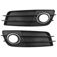 2021Car Styling Front Bumper Lamp Trim Cover Grill for Audi S4 A4-Sline B8 Left Right Fog Light Lamp Grille Car Accessories