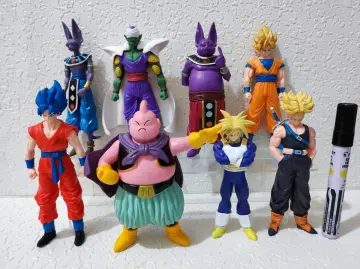 8 pçs/set dragon ball majin buu figura de ação conjunto boo pvc brinquedos  collectible modelo