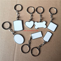 sublimation bones heart blank keychains hot transfer printing key ring blank consumables two sides printing 15pieceslot