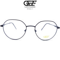 ?กรอบแว่นตา GEZE 1ClipOn รุ่น RY1026-C1 เต็มกรอบสีดำ ฟรี คลิปออนกันแดดสีดำ Polarized เปลี่ยนเป็นแว่นตากันแดด ป้องกันแสงแดด รังสี UVA UVB