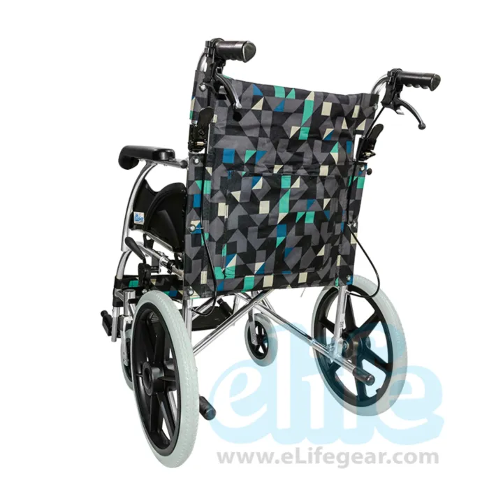 รถเข็นนั่งผู้สูงอายุพับได้-elife-wheelchair-รถเข็นผู้ป่วย-นน-เบาew-116-พกพาง่ายพับได้ราคาถูก-อลูมิเนียมแข็งแรงรับ-นน-ได้120กก-ปลอดภัย-นั่งสบาย