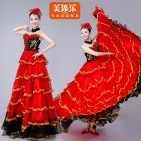 Spanish Flamenco Bullfighting Costume Adult Female Opening Dance Full-Skirt Dress Spanish Stage Performance Dancing Suit H528