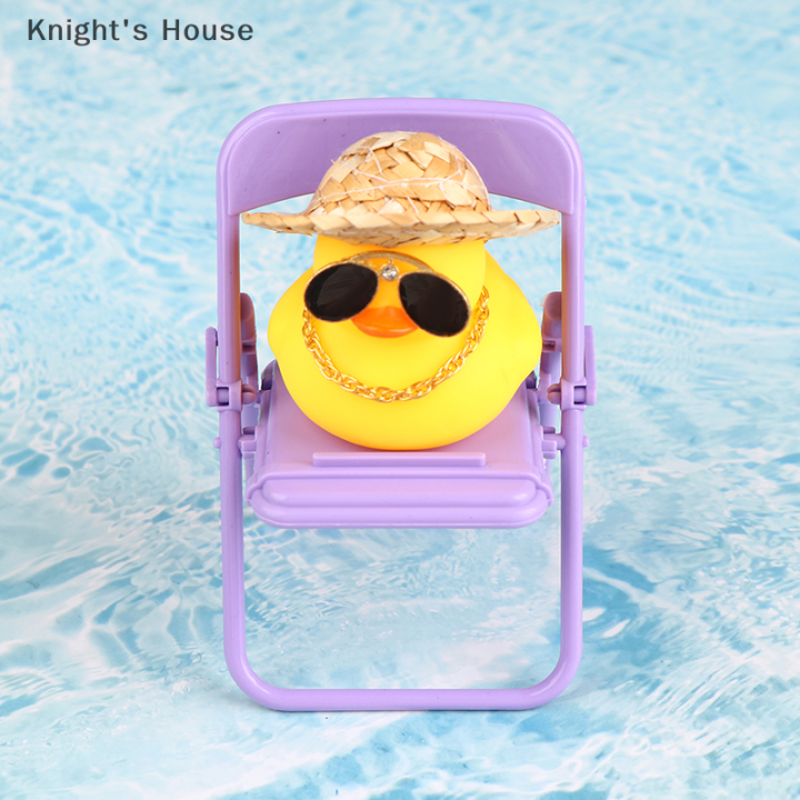 knights-house-ยางน่ารัก1ชิ้นเป็ดสีเหลืองของประดับตกแต่งแผงหน้าปัดรถเป็ดน่ารักเครื่องประดับตกแต่งภายในรถยนต์