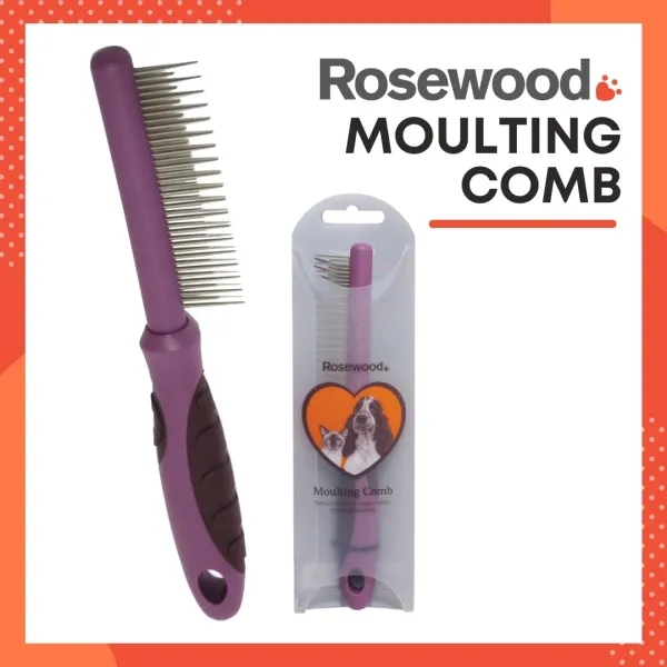 ROSEWOOD SOFT PROTECTION MOULTING COMB Lazada.co.th