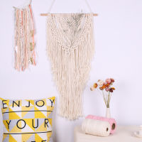 【cw】 Bohemian Tapestry Handmade Home Decoration Wedding Celetion Decoration Style Tassel Tapestry ！