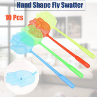 SHADD Color Random 10 Pcs Wasps Flapper Hand Shape Insect Mosquito Catcher Bug Killer Fly Swatter Pest Control