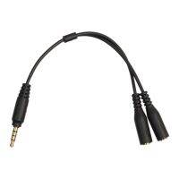 3.5mm Stereo Jack Headphone Y Splitter TPE Cable Lead 1 Male To 2 Dual Female For Laptops Mobile Phones Output Device Video Cabl