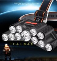 ไฟฉายคาดหัว ไฟฉายคาดหัว11 LED ไฟฉายเดินป่า ไฟฉายแรงสูงALL NEW hot deals หน้าไฟส่องกบ ไฟฉายคาดหัวแท้ไฟฉายคาดศีรษะT11