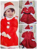 Santa Crossplay ชุดซานต้าเด็กเล็ก 4-6 ขวบ เหมาะสำหรับใส่งานเทศกาล งานแสดง ฯลฯ