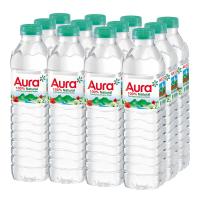 [ส่งฟรี!!!] ออรา น้ำแร่ ขนาด 500 มล. แพ็ค 12 ขวดAura Mineral Water 500 ml x 12 Bottles