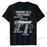Anatomy Of A Pew Pewer Ammo Gun Funny Gun Lover Meme Tshirt Mens Cool Shirts Cotton T Shirt Funny