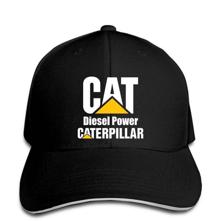 CATERPILLAR หมวกผู้ชายร้อนหมวกเย็นการพิมพ์ CAT JCB เครื่อง 424B