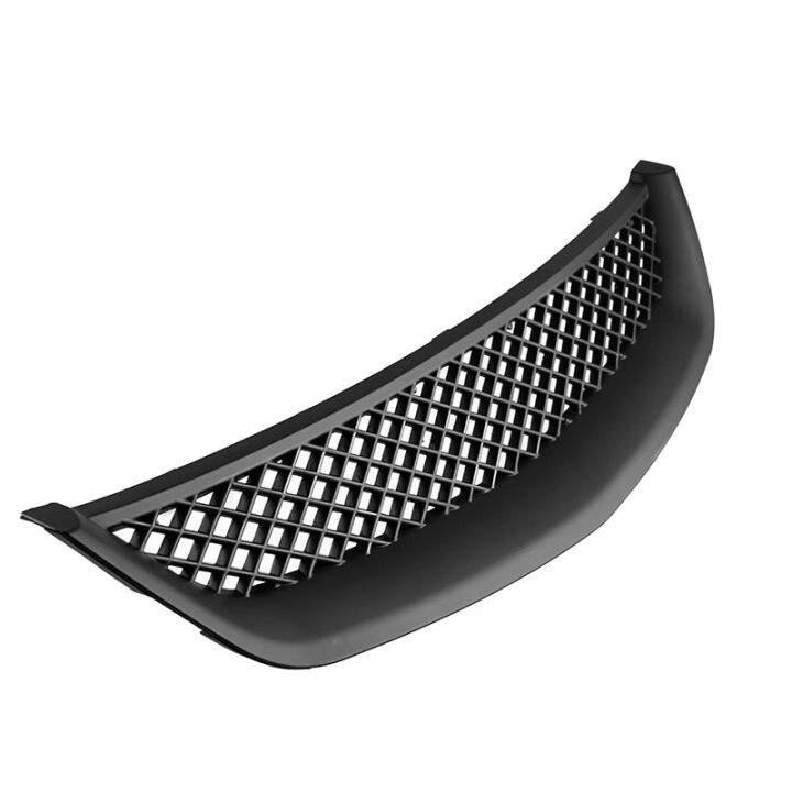 black-mesh-abs-front-hood-grille-grill-for-honda-civic-jdm-type-r-2001-2003