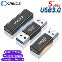 Konektor USB 3.0 USB Ke Adaptor USB 5Gbps Kabel Konverter USB Pria Ke Wanita HDD SSD Extender USB 3.0 Steker Ekstensi untuk PC