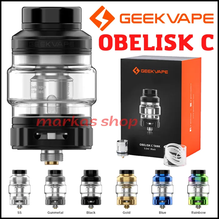 GeekVape Obelisk C Tank Rta 25mm Rta GeekVape Obelisk C Single Coil 5